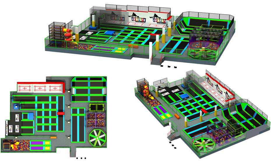 三沙蹦床馆设计